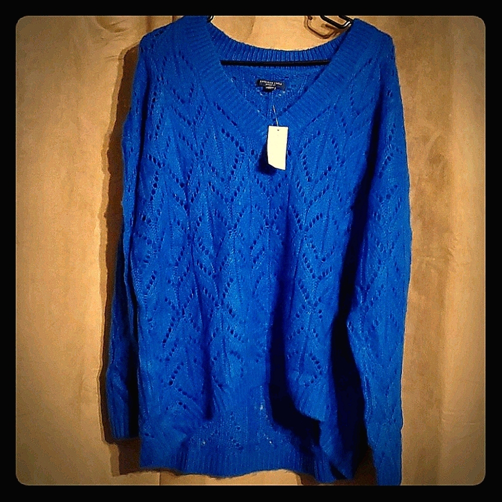 COPY - NWT American Eagle Blue Knit Jegging Fit  Sweater